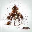free vector Handpainted style christmas decorations vector